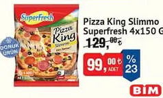SUPERFRESH PİZZA KİNG SLİMMO 4X150 G SUPERFRESH PİZZA KİNG SLİMMO 4X150 G